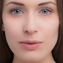 Цветные линзы Lensmam Silver Shine Фото 2