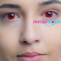 Карнавальные линзы EOS Bloody red Фото 2